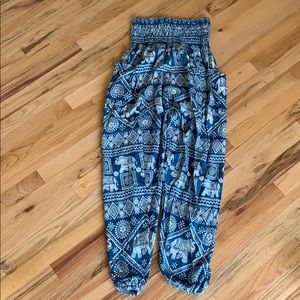 high waisted elephant pants